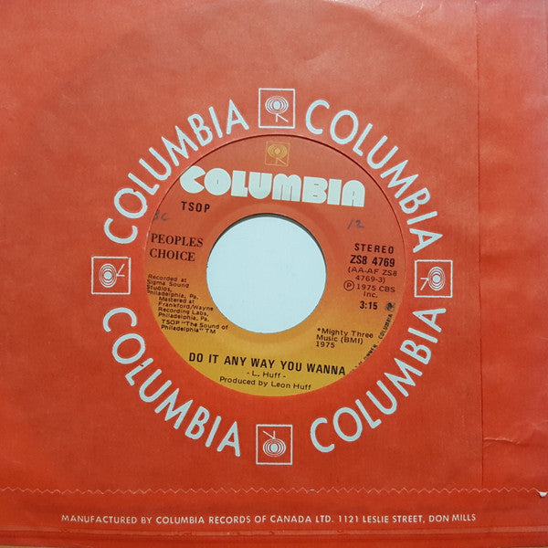 People's Choice - Do It Any Way You Wanna - 1975