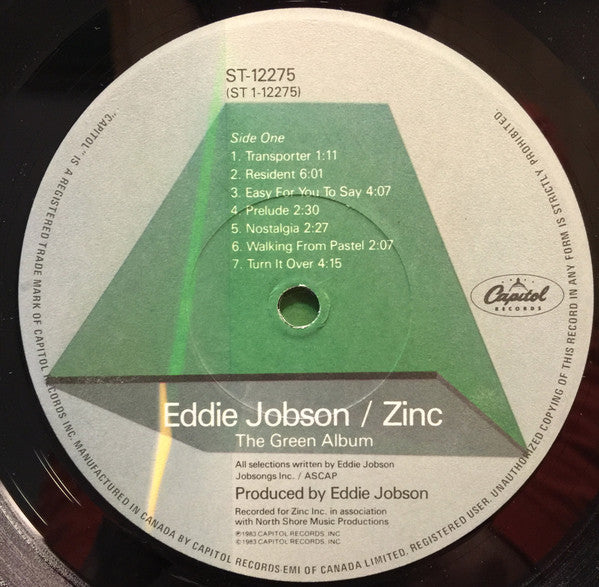 Eddie Jobson / Zinc - The Green Album - 1983