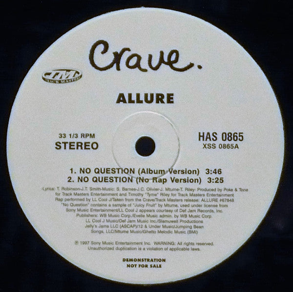 Allure - No Question - 1997