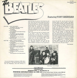 Beatles, The Featuring Tony Sheridan - The Beatles Featuring Tony Sheridan - 1974