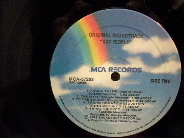 Giorgio Moroder - Cat People (Original Soundtrack) - 1982