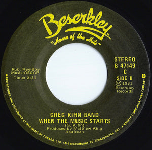 Greg Kihn Band - The Break Up Song (They Don't Write 'Em) - 1981