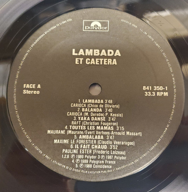 Various - Lambada Et Caetera