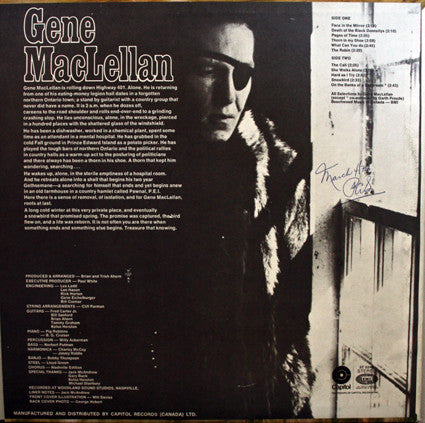 Gene MacLellan - Gene MacLellan - 1970