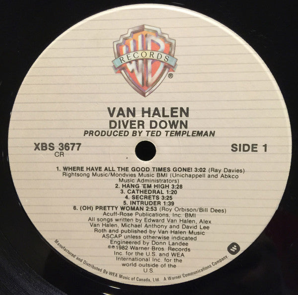 Van Halen - Diver Down - 1982