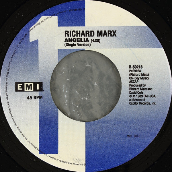 Richard Marx - Angelia - 1989