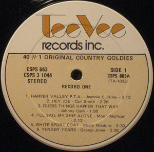 Various - 40 #1 Original Country Goldies