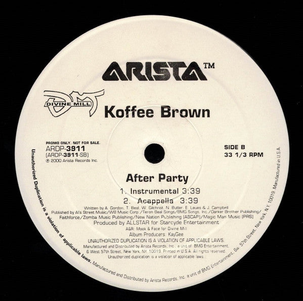 Koffee Brown - After Party