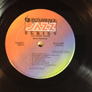Benny Goodman - The Great Years - 1979