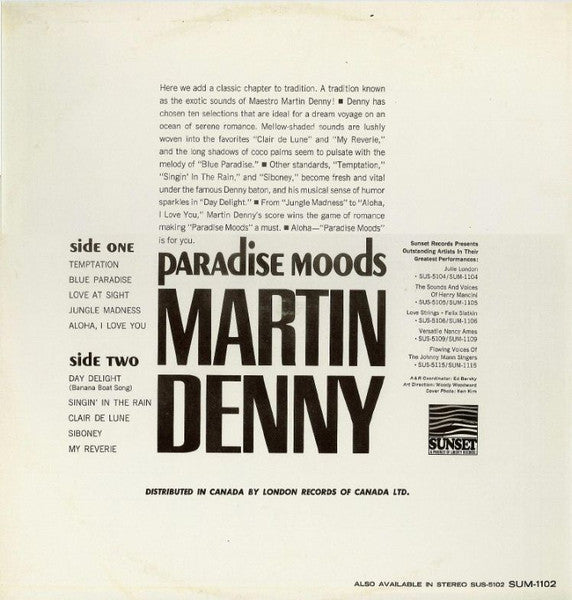 Martin Denny - Paradise Moods - 1966