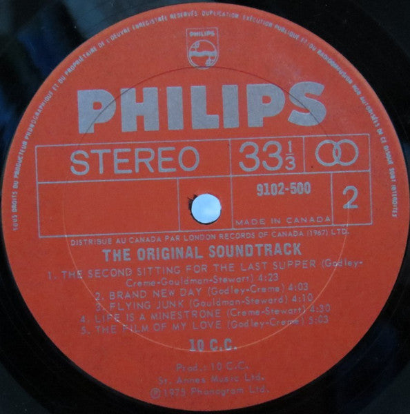 10cc - The Original Soundtrack - 1975
