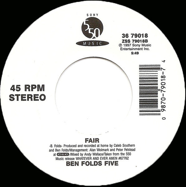 Ben Folds Five - Brick - 1997