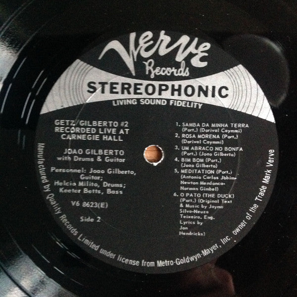 Stan Getz – João Gilberto - Getz / Gilberto #2 -