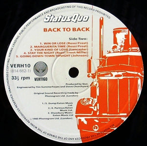 Status Quo - Back To Back