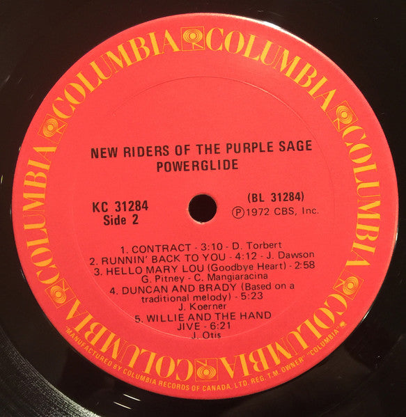 New Riders Of The Purple Sage - Powerglide