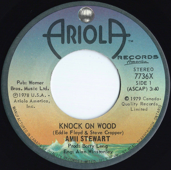 Amii Stewart - Knock On Wood Vinyl Record