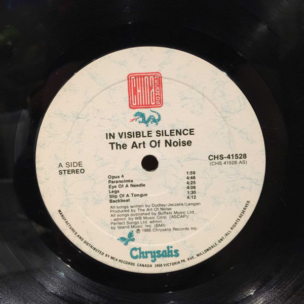 Art Of Noise, The - In Visible Silence - 1986