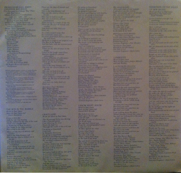 Paul Simon - Graceland - 1986