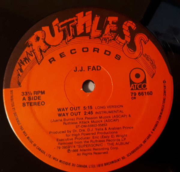 J.J. Fad - Way Out - 1988