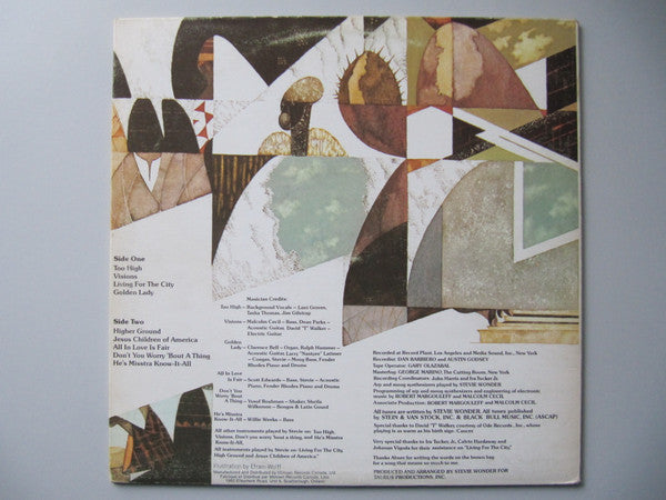 Stevie Wonder - Innervisions Vinyl Record