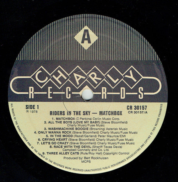 Matchbox - Riders In The Sky - 1978