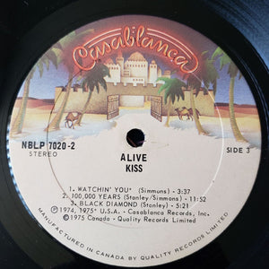 Kiss - Alive! Vinyl Record