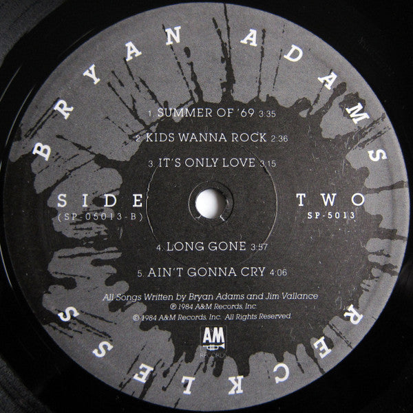 Bryan Adams - Reckless - 1984
