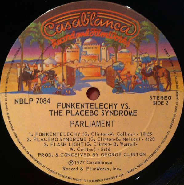 Parliament - Funkentelechy Vs. The Placebo Syndrome Vinyl Record