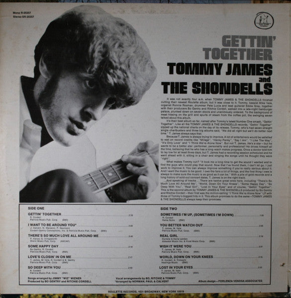 Tommy James & The Shondells - Gettin' Together - 1967