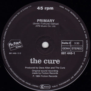 Cure, The - Excerpt - The Cure Live - 1984