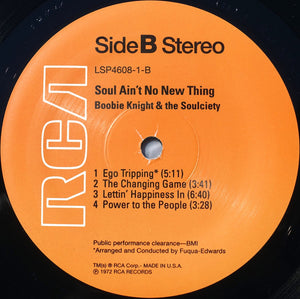 Boobie Knight & The Soulciety - Soul Ain't No New Thing -
