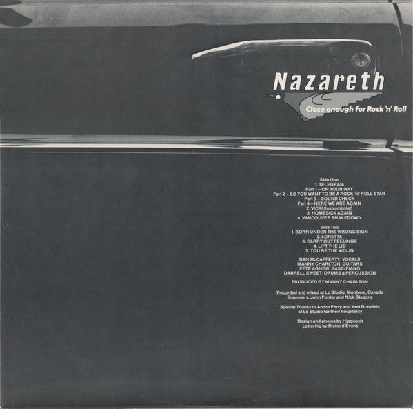Nazareth - Close Enough For Rock 'N' Roll - 1976