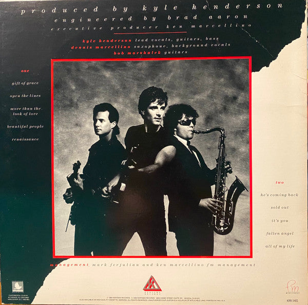 Kyle Henderson - More Than The Look Of Love - 1985