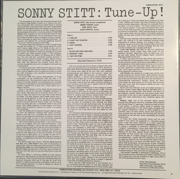 Sonny Stitt - Tune-Up! - 2011