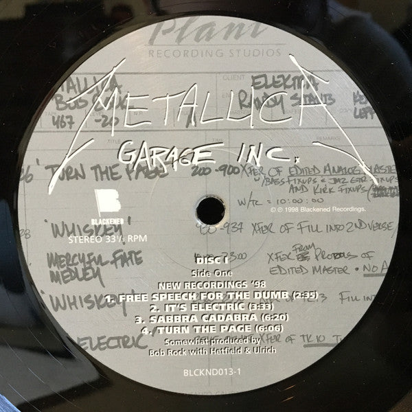 Metallica - Garage Inc. - 2014