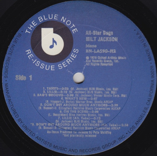 Milt Jackson - All-Star Bags - 1976