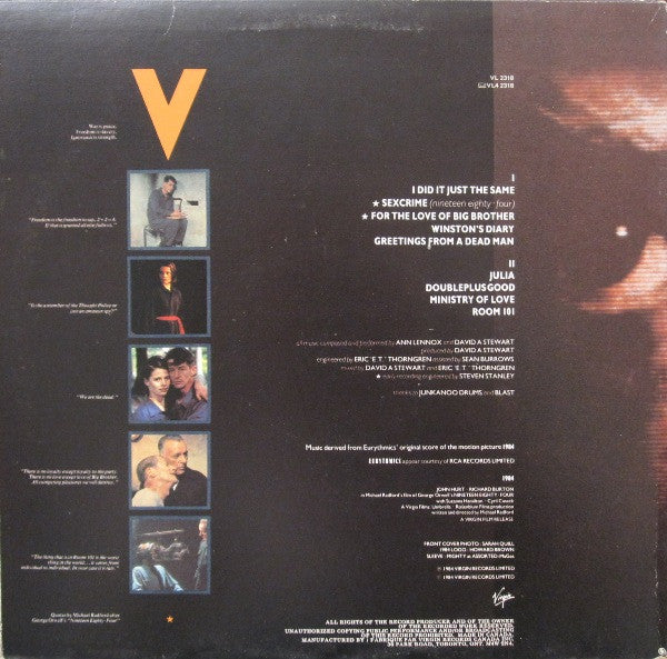 Eurythmics - 1984 (For The Love Of Big Brother) - 1984