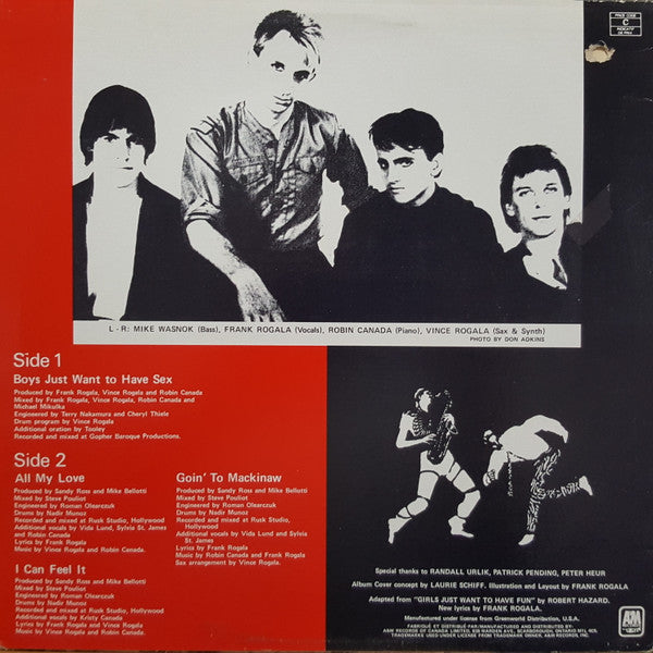 Exude - Boys Just Want To Have Sex - 1984