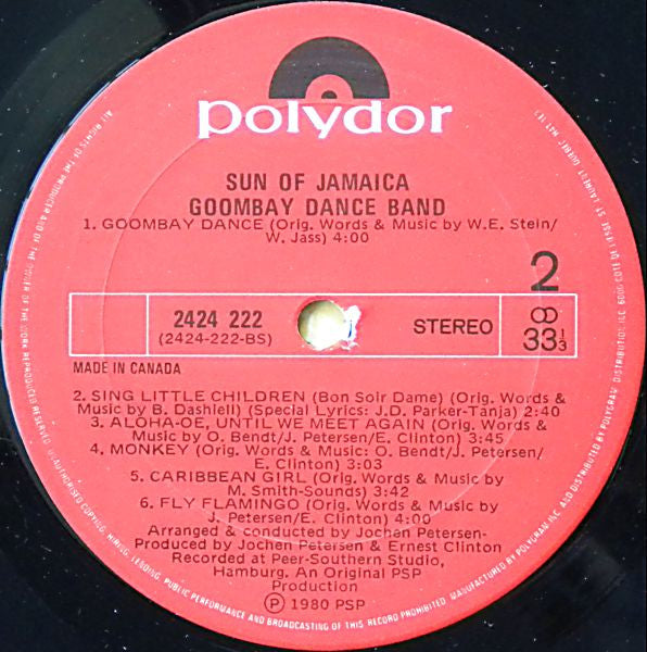 Goombay Dance Band - Sun Of Jamaica