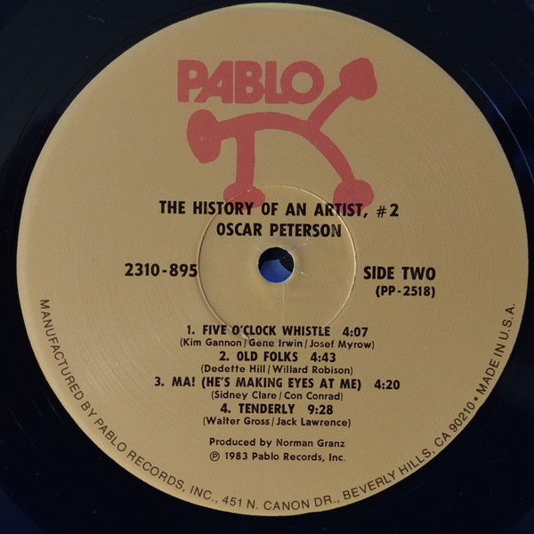 Oscar Peterson - History Of An Artist Vol. 2 - 1983