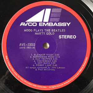 Marty Gold - Moog Plays The Beatles Vinyl Record