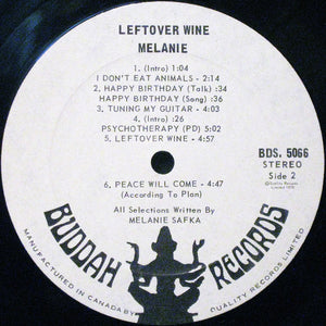 Melanie - Leftover Wine - 1970