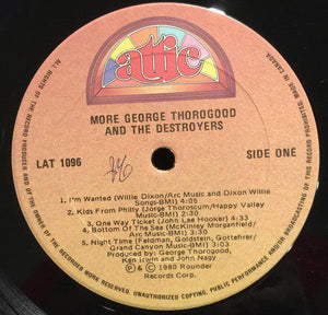 George Thorogood And The Destroyers - More George Thorogood And The Destroyers 1980 - Quarantunes