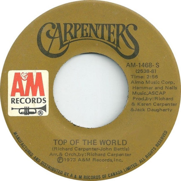 Carpenters - Top Of The World - 1973