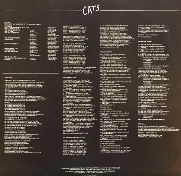 Andrew Lloyd Webber - Cats: Original London Cast Album