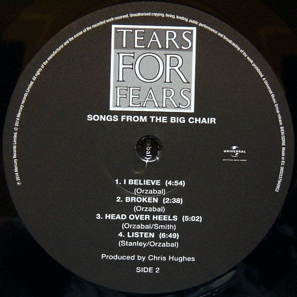 Tears For Fears - Songs From The Big Chair - 2014