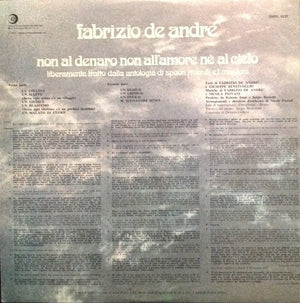 Fabrizio De André - Non Al Denaro Non All'Amore Nè Al Cielo