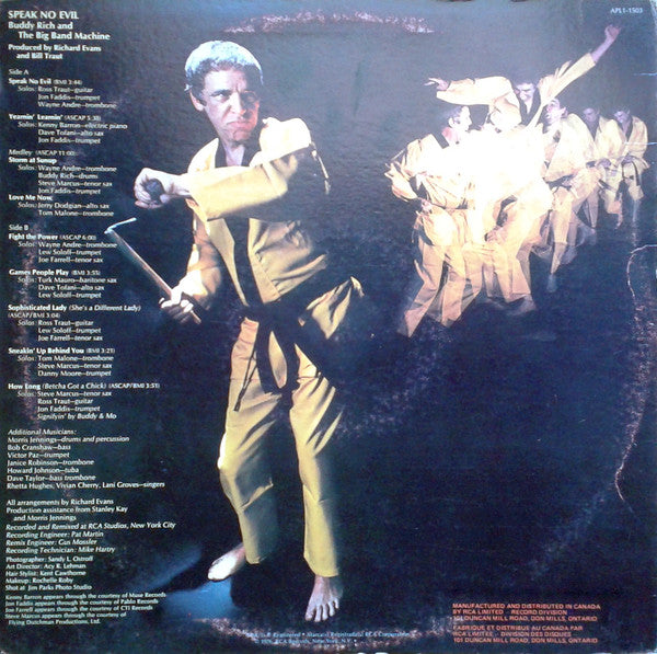 Buddy Rich And The Big Band Machine - Speak No Evil - 1976