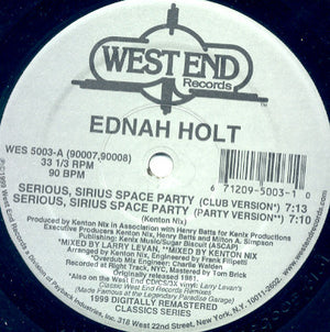 Ednah Holt - Serious, Sirius Space Party - 1999