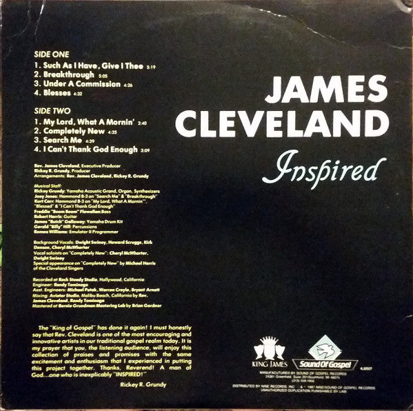 Rev. James Cleveland - Inspired
